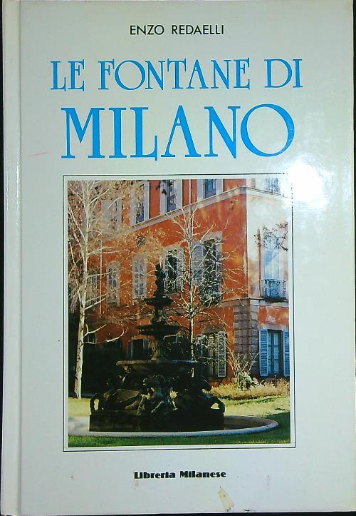 Le fontane di Milano - Enzo Redaelli - copertina