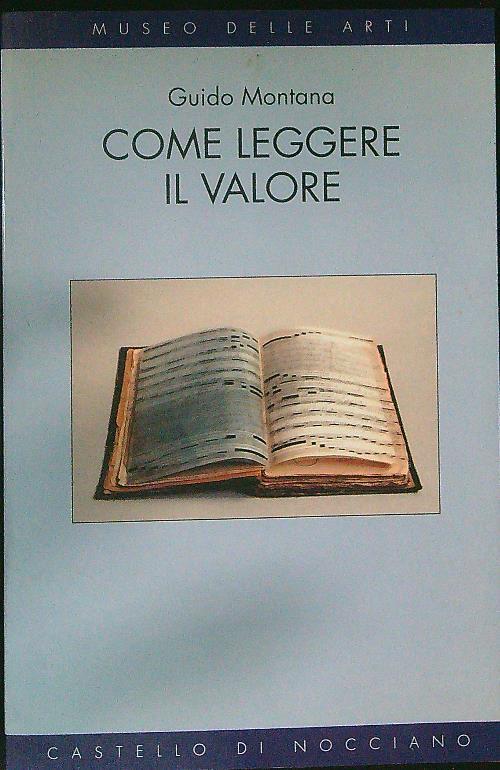 Come leggere il valore - Guido Montana - copertina