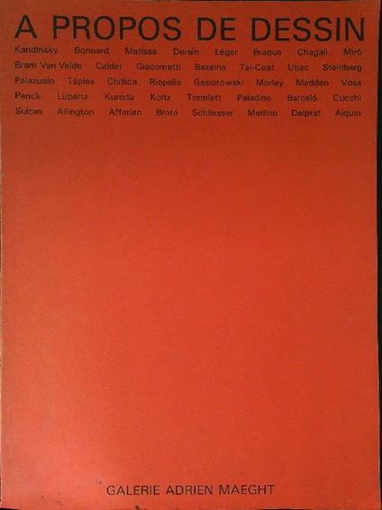 A propos de Dessin - copertina