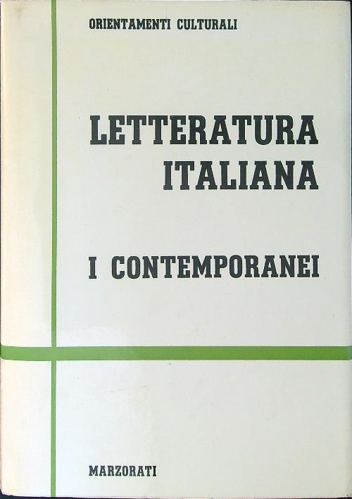 Letteratura Italiana I contemporanei IV - copertina