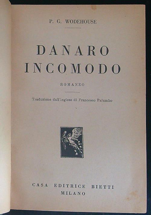 Danaro incomodo - P. G. Wodehouse - copertina