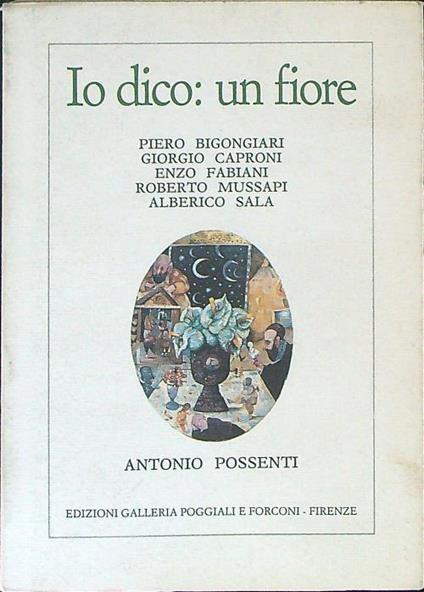 Io dico: un fiore - copertina