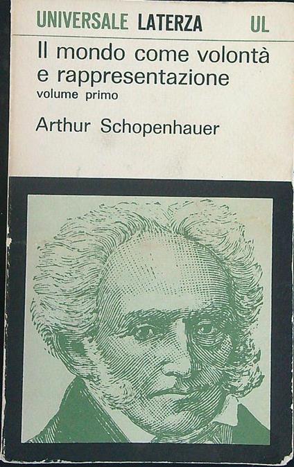 Il  mondo come volontà e rappresentazione Vol 1 - Arthur Schopenhauer - copertina