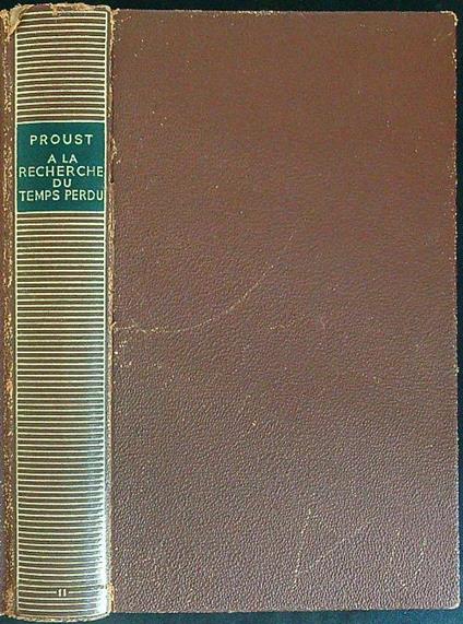 A  la recherche du temps perdu II - Marcel Proust - copertina