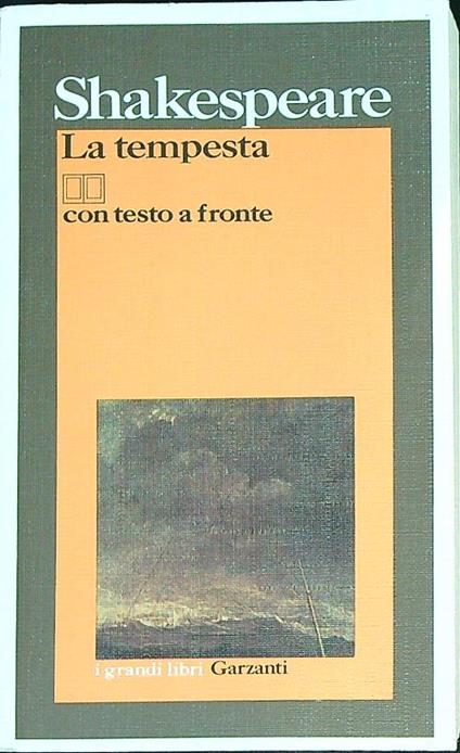 La tempesta - Shakespeare - copertina