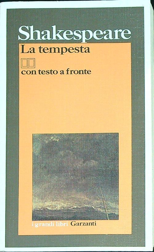 La tempesta - Shakespeare - copertina