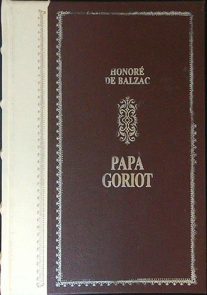 Papà Gariot - Honorè De Balzac - copertina