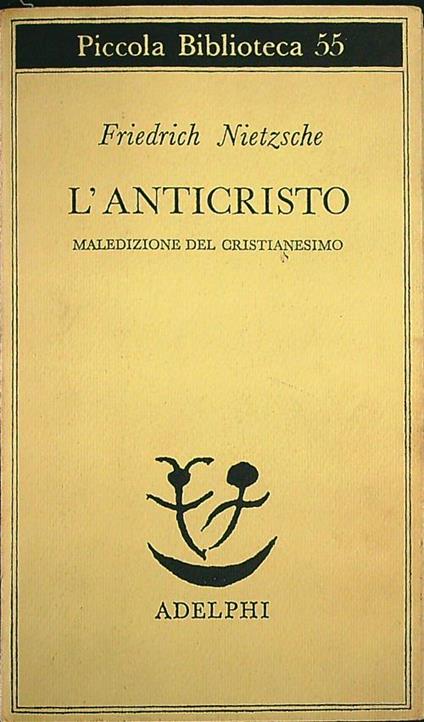 L' anticristo - Friedrich Nietzsche - copertina