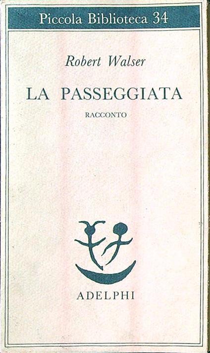 La  passeggiata - Robert Walser - copertina