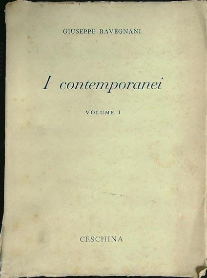 I contemporanei vol 1 - Giuseppe ravegnani - copertina