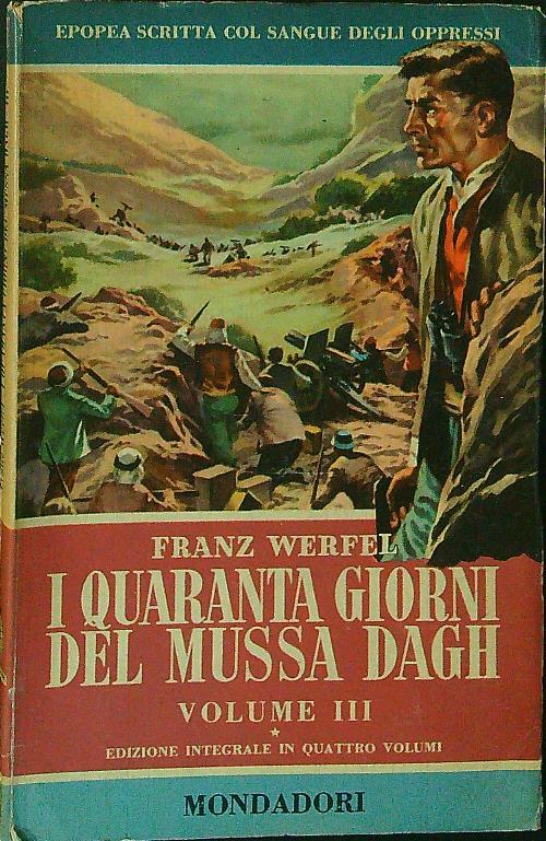 I  quaranta giorni del mussa Dagh Vol III - Franz Werfel - copertina