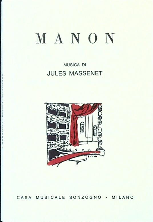 Manon - Jules Massenet - copertina
