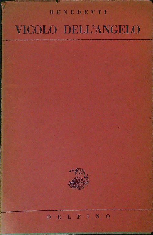 Vicolo dell'angelo - Benedetti - copertina