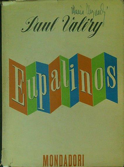 Eupalinos - Paul Valery - copertina
