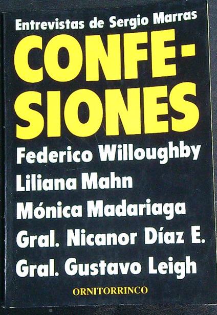 Confesiones  - Sergio Marras - copertina
