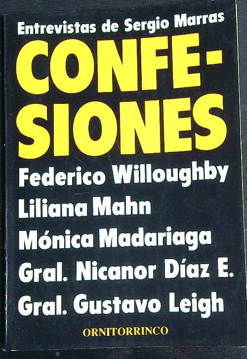 Confesiones  - Sergio Marras - copertina