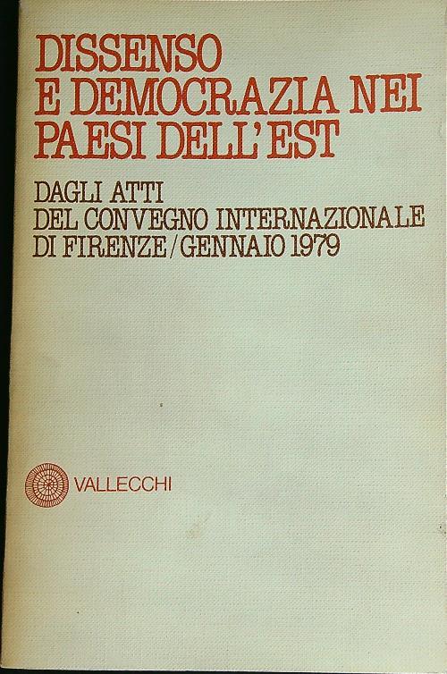 Dissenso e democrazia nei paesi dell'Est  - copertina