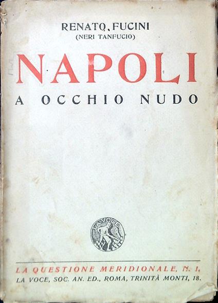 Napoli a occhio nudo - Renato Fucini - copertina
