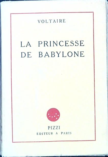 La princesse de Babylone - Voltaire  - copertina