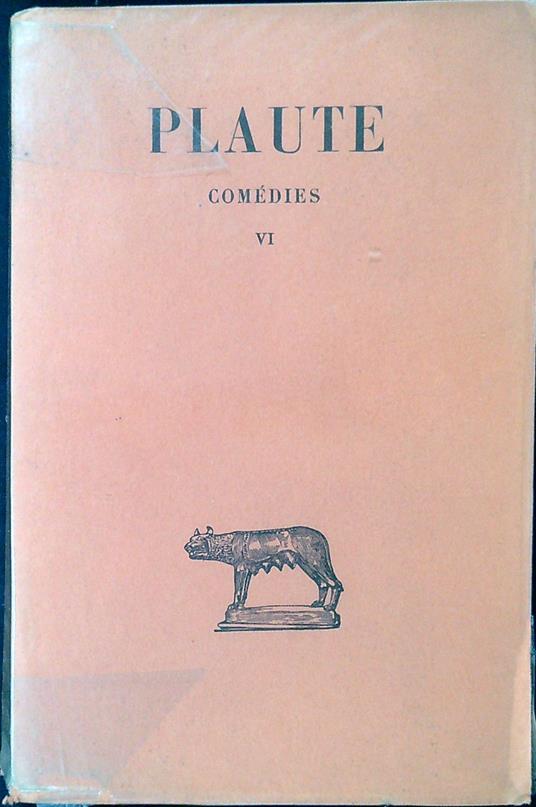 Comédies. Tome VI Pseudolus - Rudens - Stichus - Plauto  - copertina