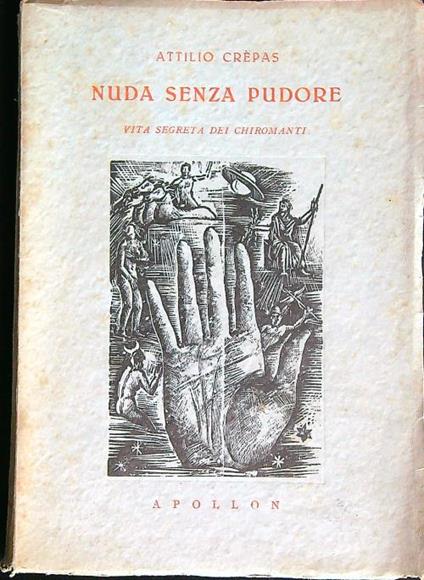 Nuda senza pudore  - Attilio Crepas - copertina