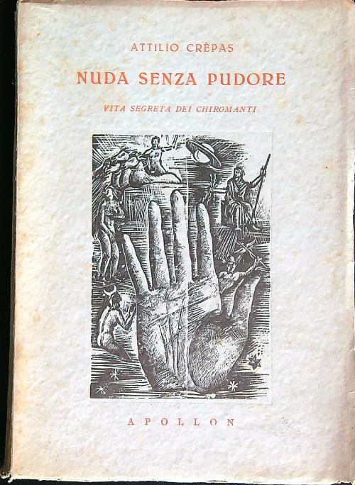 Nuda senza pudore  - Attilio Crepas - copertina