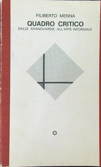 Quadro critico dalle avanguardie all'arte informale - Filiberto Menna - copertina