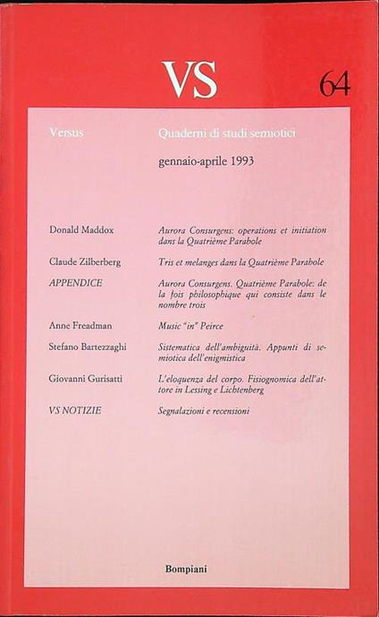 VS 64/1993 - copertina
