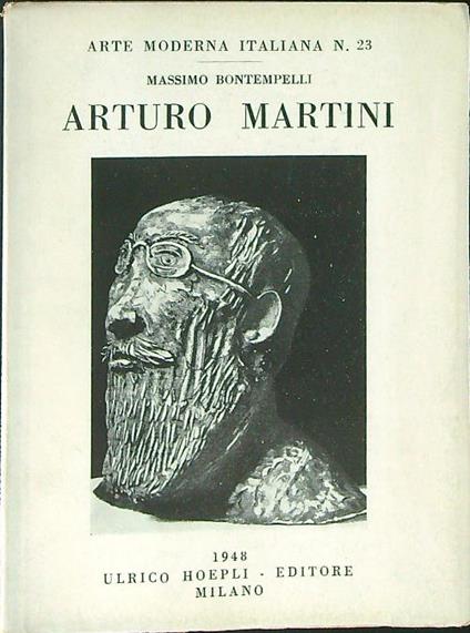 Arturo Martini - Massimo Bontempelli - copertina