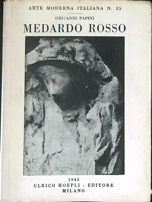 Medardo rosso - Giovanni Papini - copertina