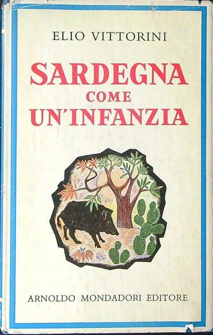 Sardegna come infanzia - Elio Vittorini - copertina