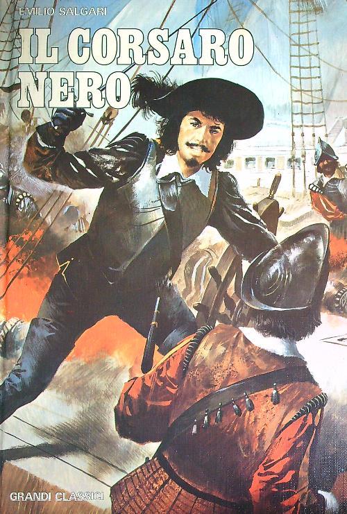 Il corsaro nero - Emilio Salgari - copertina
