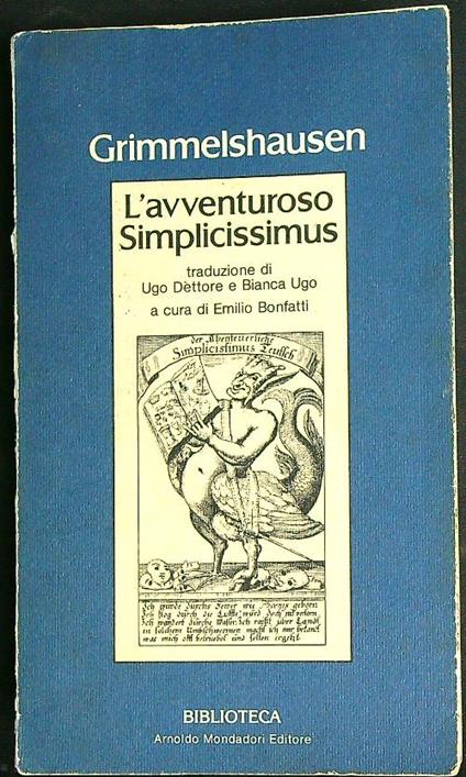 L' avventuroso Simplicissimus - Grimmelshausen  - copertina