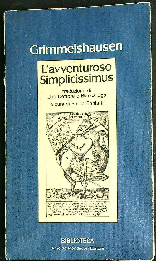 L' avventuroso Simplicissimus - Grimmelshausen  - copertina