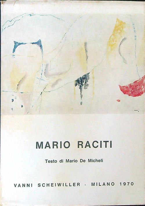 Mario Raciti - Mario De Micheli - copertina