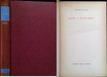 Don Casmurro - Machado Assis - copertina