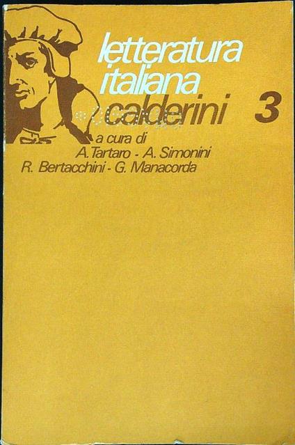 Letteratura Italiana Calderini 3 - copertina
