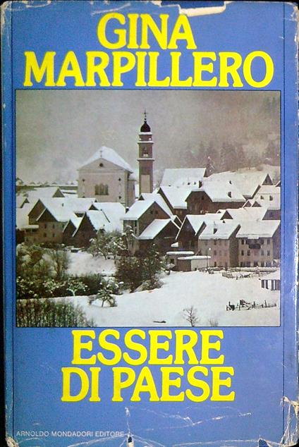 Essere di paese - Gina Marpillero - copertina