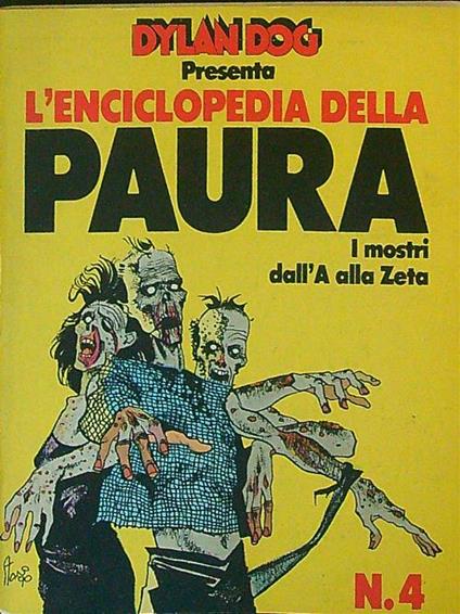 Dylan Dog presenta L'enciclopedia della paura n 4 - copertina