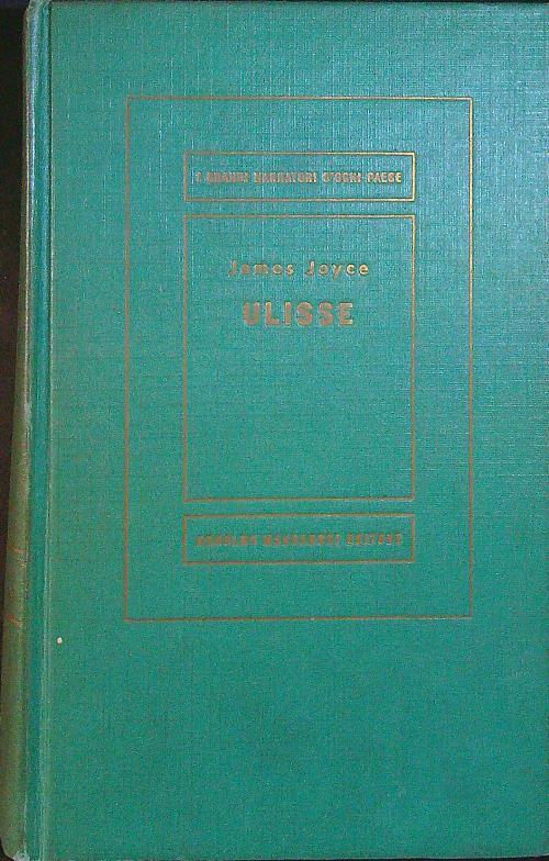 Ulisse - James Joyce - copertina