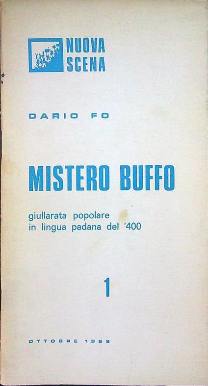 Mistero buffo - Dario Fo - copertina
