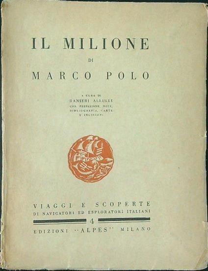 Il  Milione - Marco Polo - copertina