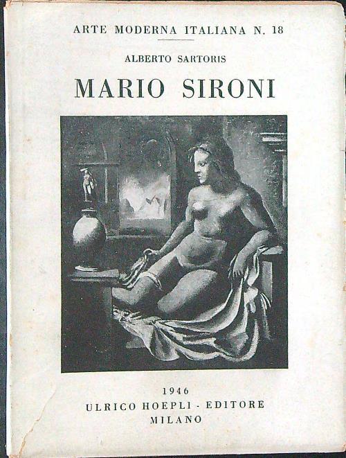 Mario Sironi - Alberto Sartoris - copertina