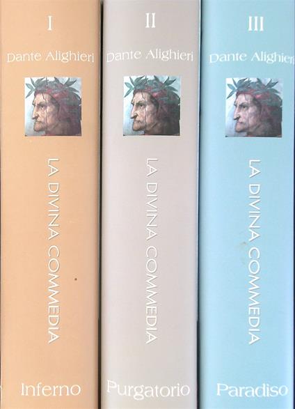 La Divina Commedia 3 vv - Dante Alighieri - copertina