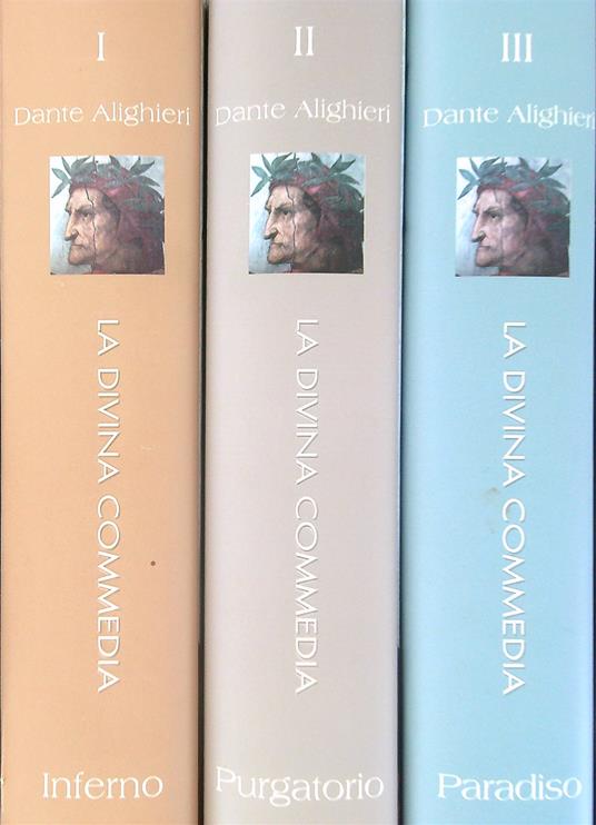 La Divina Commedia 3 vv - Dante Alighieri - copertina