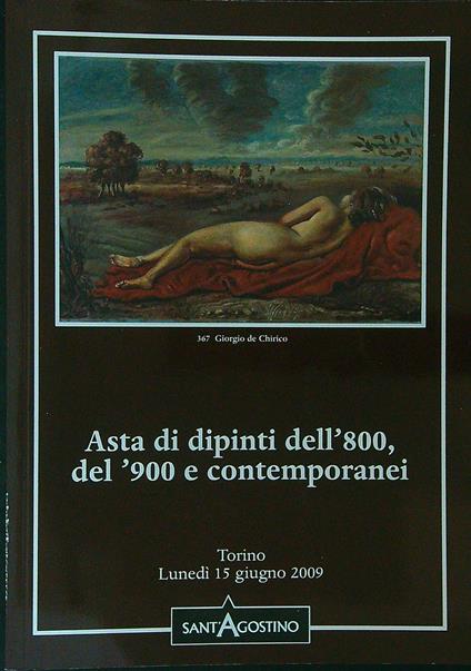 Asta di dipinti dell'800 e del '900 e contemporanei - copertina