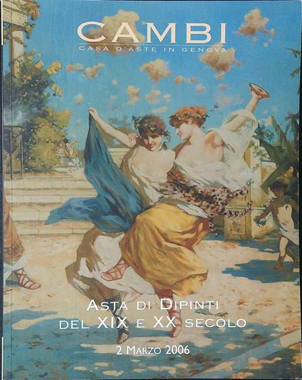 Asta 54 Asta di dipinti del XIX e XX secolo - copertina