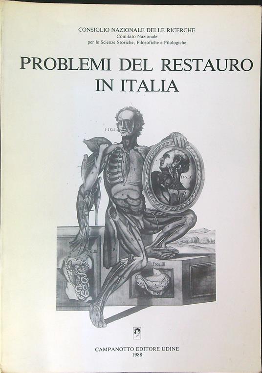 Problemi del restauro in Italia - copertina