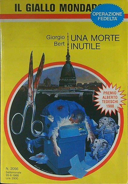 Una morte inutile - Giorgio Bert - copertina