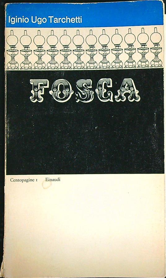 Fosca  - Iginio Tarchetti - copertina